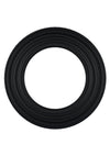 Rock Solid Tri-Pack Rubber Gasket Cock Ring - Black