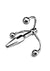 Rouge Crown Penis Plug Stainless - Steel
