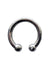 Stainless Steel Small Horseshoe Cock Ring - Small - 30mm