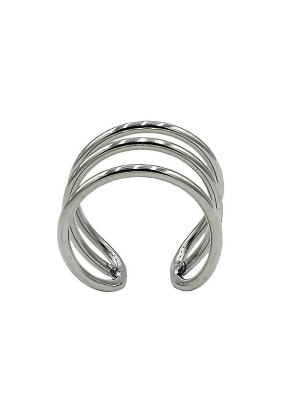 Rouge Stainless Steel Triple Wire Glans Ring