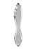 Satisfyer Dazzling Crystal 1 Glass Dildo - Clear