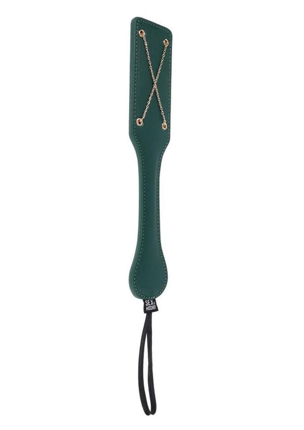 Sex and Mischief Indica Chain Impressions Paddle - Green