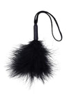 Sex and Mischief Peaches N Creame Wrist Feather Tickler - Black