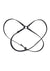 Sex and Mischief Shadow Body Harness - Black/Silver