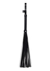 Sex and Mischief Shadow Chain Flogger - Black/Silver