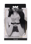 Sex and Mischief Shadow Convertible Cuffs - Black/Silver