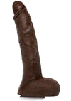 Signature Cocks Jason Luv Dildo - Chocolate - 10in