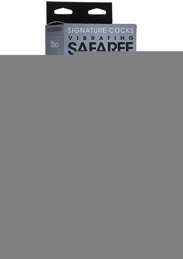 Signature Cocks Safaree Samuels Anaconda Vibrating Dildo - Chocolate - 12in