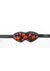 Sincerely Amber Blindfold - Animal Print/Gold
