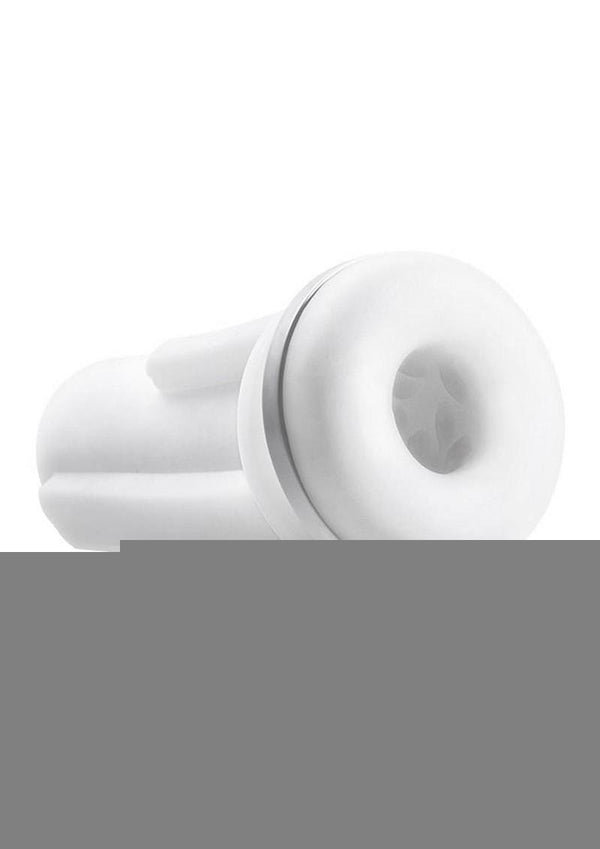 Sky Intense Suction and Vibration Rechargeable Blowjob Machine - White