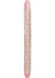 Slim Jim Duo Veined Super Slim Double Dildo - Vanilla - 17in
