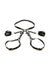Strict Bondage Harness with Bows - Black - Large/Medium