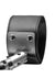 Strict Leather Adjustable Swiveling Spreader Bar with Leather Cuffs - Black/Silver