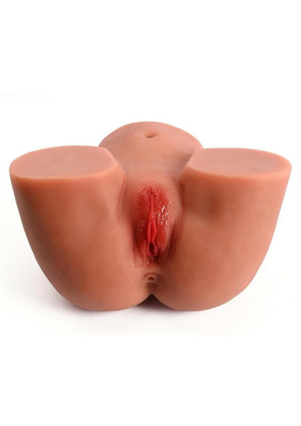 Stroker Kings Asstastic Vibrating Pussy and Ass Masturbator - Caramel