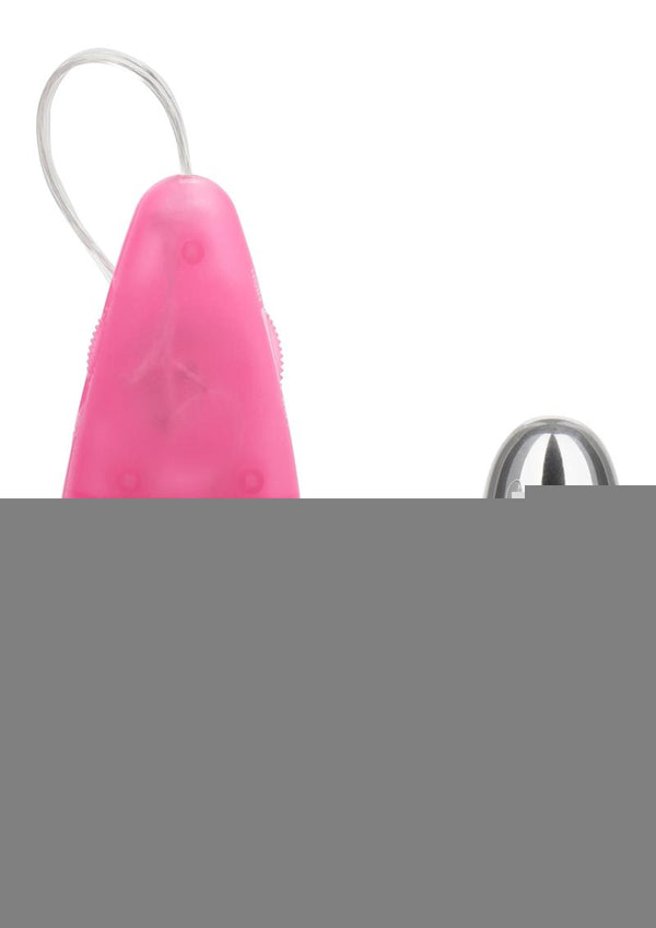 Tear Drop Bullet with Wired Remote Control - Pink - 2.1in