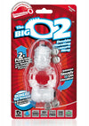 The Big O 2 Vibrating Double Ring - Clear