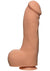 The D Master D Ultraskyn Dildo with Balls - Flesh/Vanilla - 12in