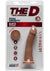 The D Slim D Ultraskyn Dildo - Brown/Caramel - 6in
