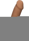 The D Slim D Ultraskyn Dildo - Brown/Caramel - 6in