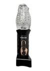 The Male Rose Rechargeable Rotating Masturbator - Black/Clear