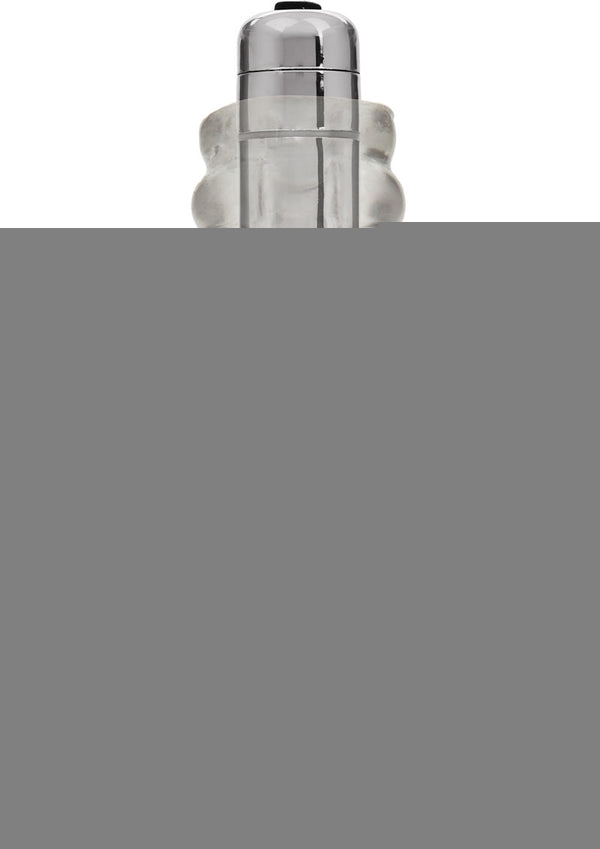 The Super Ball Sucker Vibrating Stroker - Clear