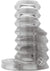 Thick Boy Vibrating Pleasure Sleeve with Turbo Motor Waterproof - Clear