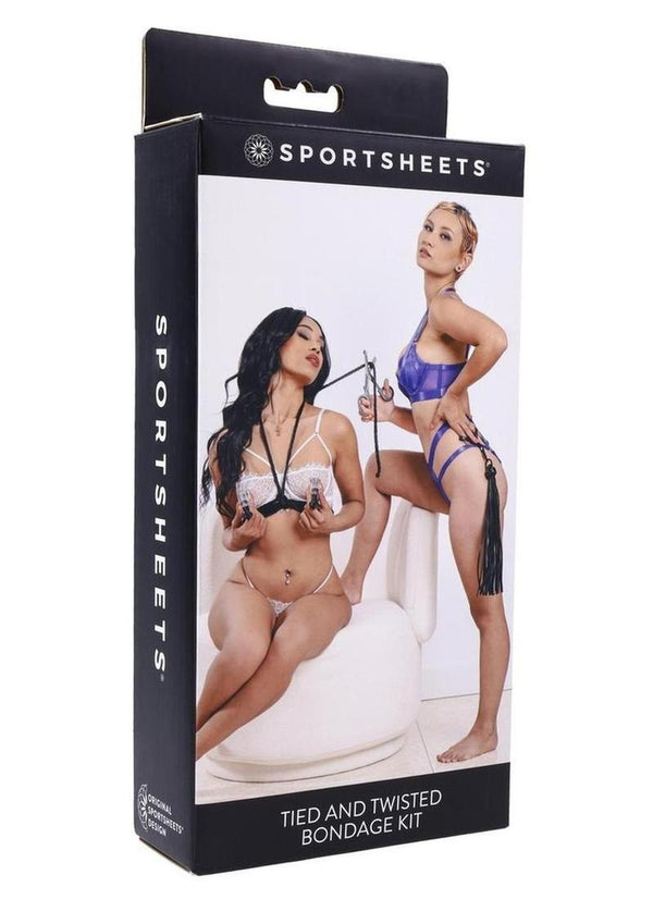 Tied and Twisted Bondage Kit - Black