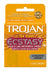 Trojan Condom Stimulations Ecstasy Lubrciated - 2 Pack
