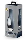 Vedo Torpedo Rechargeable Vibrating Stroker - Just - Black/Glow In The Dark