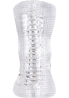 Wet Dreams Handy Man Stroker Textured Sleeve - Clear