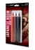 WhipSmart Japanese Bondage Drip Candles - Assorted Colors/Black/Purple/Red - 6.5in - 3 Piece