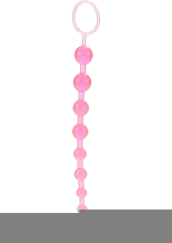 X 10 Anal Beads - Pink
