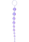 X 10 Anal Beads - Purple