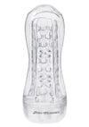 Zero Tolerance Casual Encounter Beaded Pussy Stroker with Vibrating C-Ring - Clear