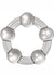 Zero Tolerance Three Amigos Beaded Cock Ring Kit - Smoke - 3 Piece Kit