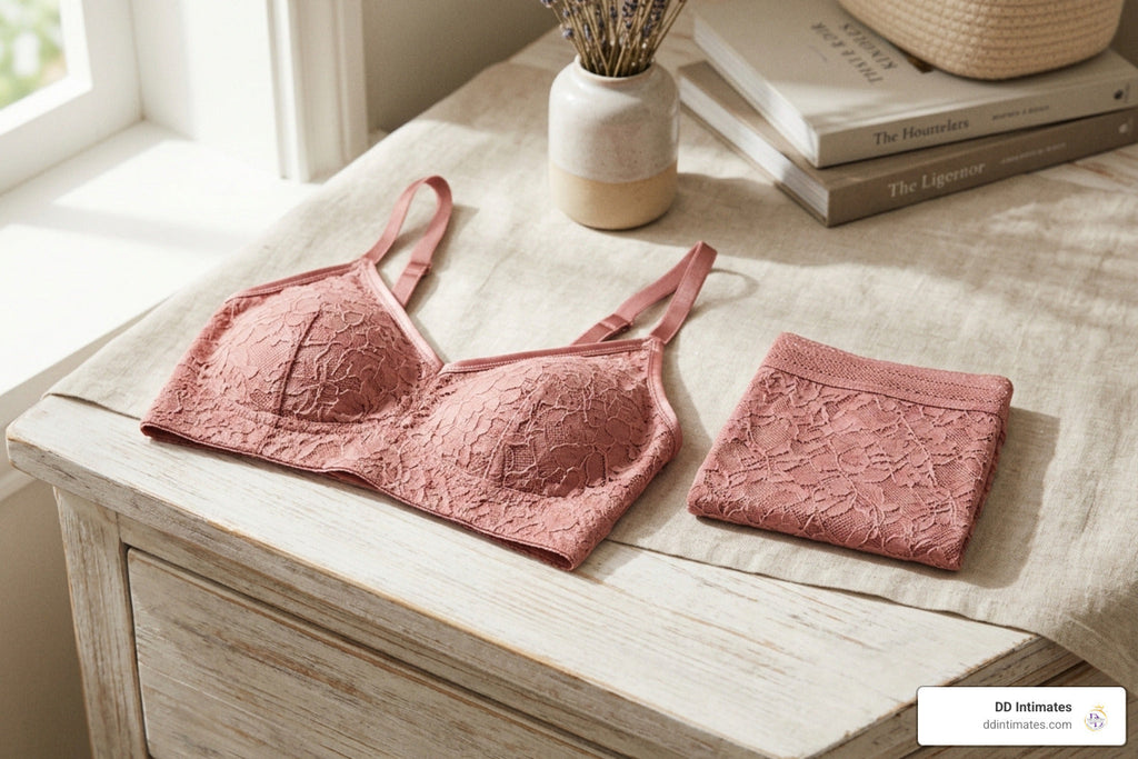 Why Your Wardrobe Needs a Delicate Lace Bralette and Stretch Undies