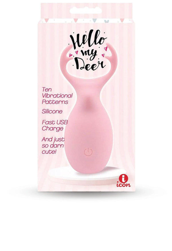 Buzzy Buddy Hello My Deer Rechargeable Silicone Clitoral Stimulator