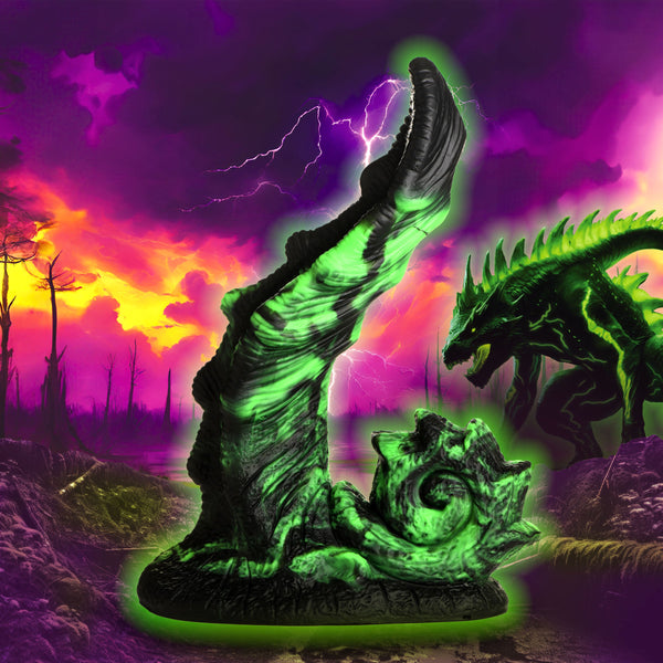Creature Cocks Glowzilla Glow In The Dark Silicone Dildo