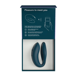 We-Vibe Sync O Rechargeable Silicone Couples Vibrator with Remote Control - Velvet