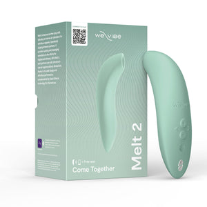 We-Vibe Melt 2 Rechargeable Silicone Couples Vibrator - Sage