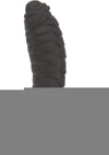 Addiction Toy Collection Ben Silicone Dildo with Balls - Black - 7in
