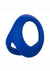 Admiral Cock and Ball Silicone Dual Ring - Blue