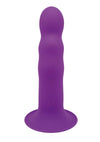 Adrien Lastic Hitsens 2 Dual Dense Silicone Vibrating Dildo - Purple
