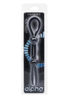 Alpha Liquid Silicone Dual Lasso - Black