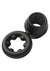 Alpha Liquid Silicone Dual Magnum Ring - Black