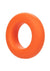 Alpha Liquid Silicone Prolong Cock Ring - Orange - Large