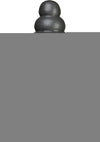 American Bombshell Destroyer Anal Plug - Grey/Gun Metal