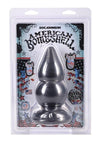 American Bombshell Double Payload Anal Plug - Gun Metal