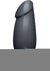 American Bombshell Fat Man Dildo - Grey/Gun Metal - 7in