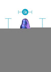 Anal Adventuers Matrix Bumped Bling Silicone Plug